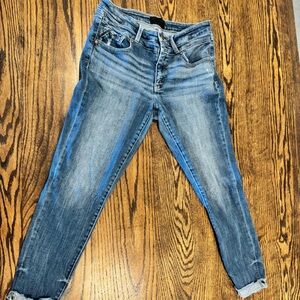 Buckle Black ankle jeans